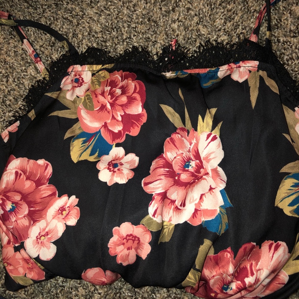 Floral Hollister Romper